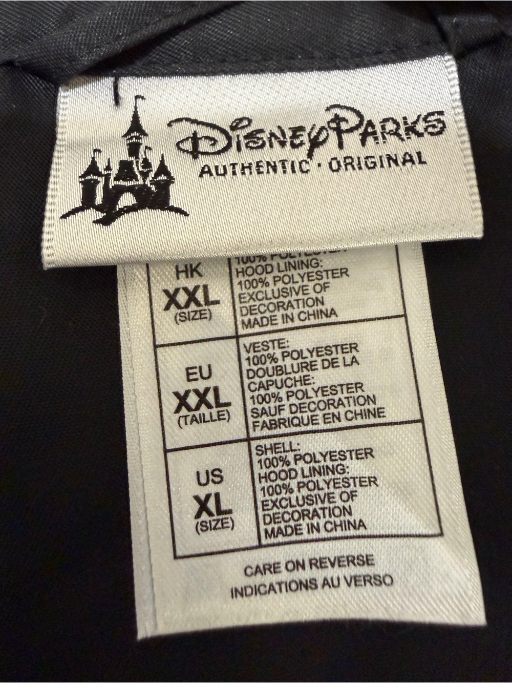 Disney Black Mickey Mouse Hooded Raincoat with Character Lining - Picture 14 of 15